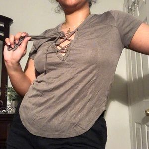 Fashion Nova Front “Corset” Tee ✨